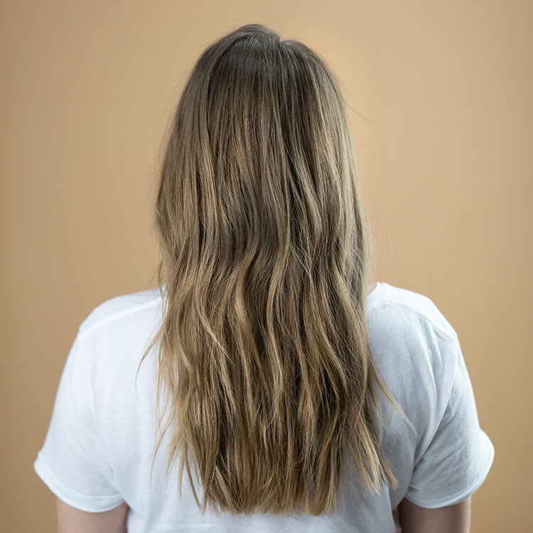 After Volumizing Mist usage from back view