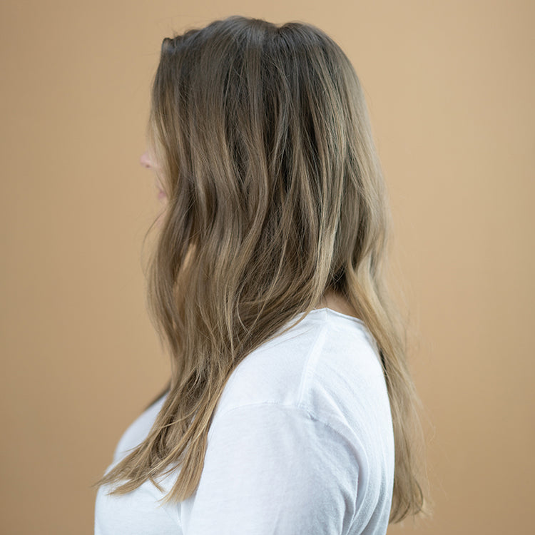 After Volumizing Mist usage from side view